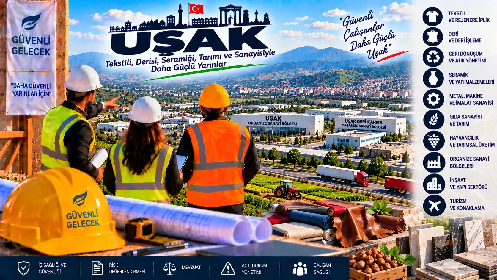 Uşak İş Güvenliği Uzmanlığı Kursu